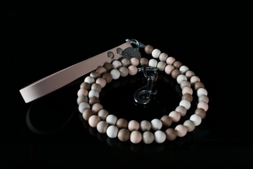 Korálkové vodítko Maltevalious - Délka vodítka: 120 cm