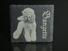 Gravírovaná fotka na břidlici