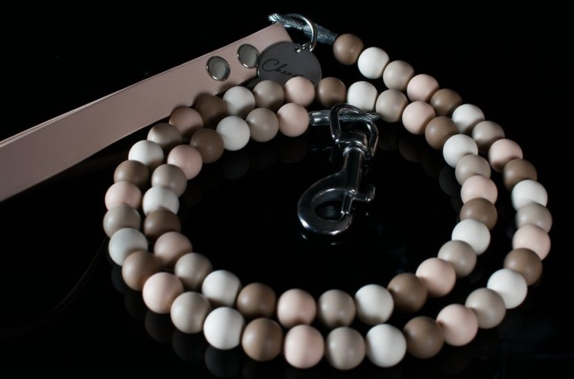 Korálkové vodítko Maltevalious - Délka vodítka: 120 cm