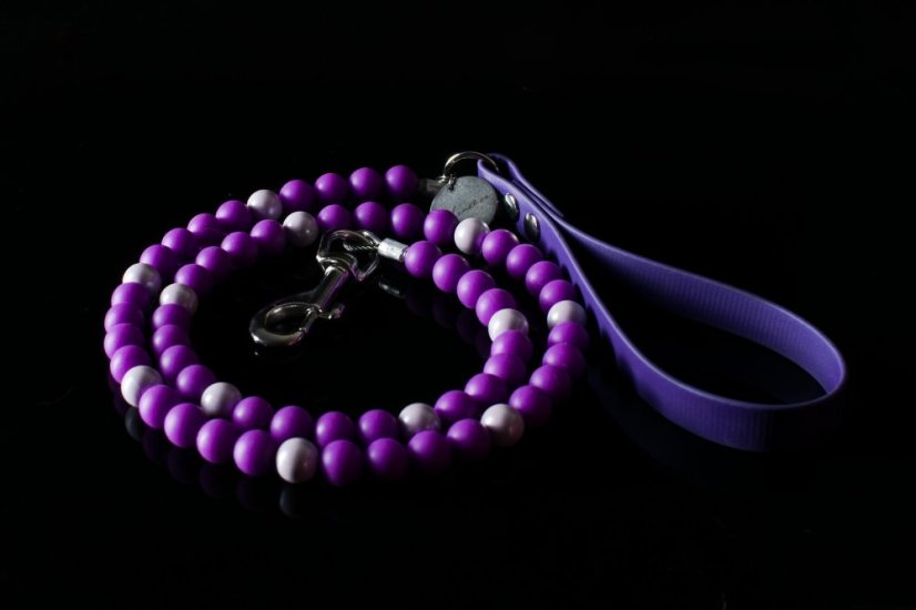 Korálkové vodítko Pudeln - Délka vodítka: 150 cm